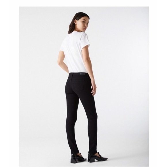 AG Adriano Goldschmied • The Stilt Cigarette Skinny Jeans Black | Size 25R - Picture 4 of 13